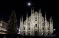 Christams tree in Duomo Milano