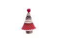 Christmas tree fabric Xmas Ornament decoration Isolated