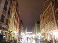 Christmas tree on a famous street in Gdansk Royalty Free Stock Photo