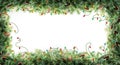 Christmas tree frame Royalty Free Stock Photo