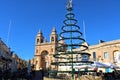Malta - January 2023 -  Parish Church of Our Lady of Pompei, Marsaxlokk Royalty Free Stock Photo