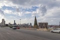 Christmas Tree in front of Beirut Port, the site of August 4 massive explosion with the names of the victims