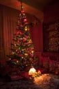 Christmas tree with gifts