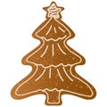 Christmas Tree Gingerbread Vector Illustration