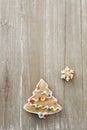 Christmas tree gingerbread Royalty Free Stock Photo