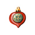 Christmas tree glass christmas decoration