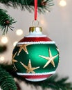 Christmas tree globe Royalty Free Stock Photo