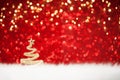 Christmas Tree - Golden Glitter sparkling