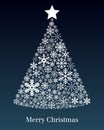 Christmas Tree Greeting Card Royalty Free Stock Photo