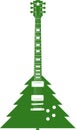 Christmas tree guitar