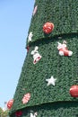 Christmas tree at Ibirapuera in Sao Paulo city. Royalty Free Stock Photo