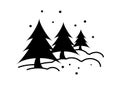 Christmas tree icon full resizable editable vector