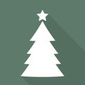 Christmas tree icon Royalty Free Stock Photo