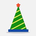 Christmas tree icon, Christmas symbol vector Royalty Free Stock Photo