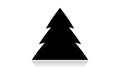 Christmas tree icon vector design Royalty Free Stock Photo