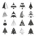 Christmas tree icons