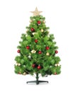 Christmas tree isolated. Royalty Free Stock Photo