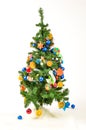 Christmas Tree isolated on white Royalty Free Stock Photo