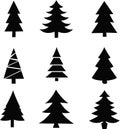 Christmas Tree jpg with svg vector cut file for cricut and silhouette