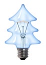 Christmas tree light bulb Royalty Free Stock Photo