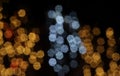 Christmas Tree Lights Bokeh Background Royalty Free Stock Photo