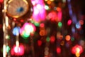 Christmas Tree Lights defocussed Royalty Free Stock Photo