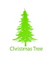 Christmas Tree Logo, Icon templates vector image.Vector logo for web design, mobile and infographics