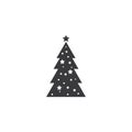 Christmas tree logo Royalty Free Stock Photo