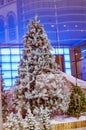 Christmas tree london and decoration Royalty Free Stock Photo