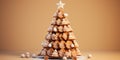 Christmas tree, made of gingerbread cookies Royalty Free Stock Photo