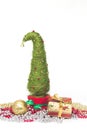 Christmas tree made of sisal Royalty Free Stock Photo