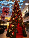 Christmas tree in mall AFI Cotroceni, Bucharest, Romania