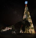 Christmas tree in marbella street