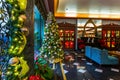 Christmas tree in the Menger hotel lobby