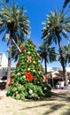 Christmas tree in Miami Royalty Free Stock Photo