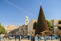 Christmas tree near Nativity church, Bethlehem