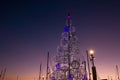 The Christmas Tree at Neptune Marina in Ipswich, Suffolk Royalty Free Stock Photo