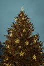Christmas tree at Old Town Square, Prague, Czech Republic Royalty Free Stock Photo