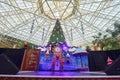 Christmas tree with Once Upon A Dream stage in the foreground, At Gaylord Palms Resort In Kissimmee, Florida