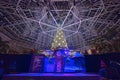 Christmas Tree With Once Upon A Dream Stage In The Foreground, At Gaylord Palms Resort In Kissimmee, Florida