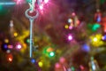 Christmas Tree Ornament Key Royalty Free Stock Photo