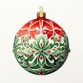Christmas tree ornamented globe, a symbol of holiday festivity and seasonal joy.