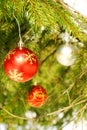 Christmas tree ornaments Royalty Free Stock Photo