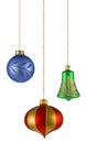 Christmas tree ornaments Royalty Free Stock Photo