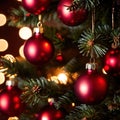 christmas tree ornaments, festive holiday decorations