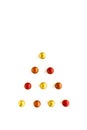 Christmas Tree out of Chocolate Truffles Royalty Free Stock Photo