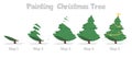 Christmas Tree Painting Step-by-Step Guide for Kid