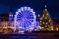 Christmas Tree And Panoramic Wheel, Maribor, Slovenia