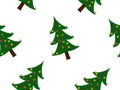 Christmas tree pattern Royalty Free Stock Photo