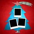 Christmas tree photo frames Royalty Free Stock Photo